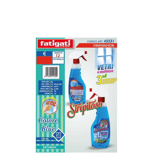 FATIGATI STREPITOSO VETRI E MULTIUSO 3IN1 SPRAY 500ML
