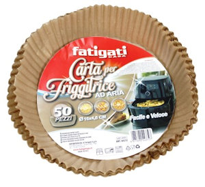 FATIGATI CASA CARTA FORNO PER FRIGGITRICE AD ARIA CM.16X4,5 50PZ