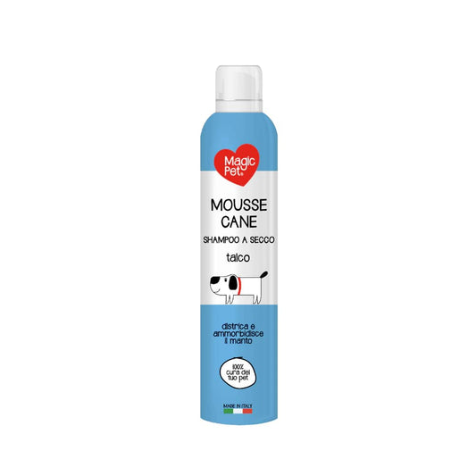 MAGIC PET MOUSSE CANE SHAMPOO A SECCO 300ML TALCO