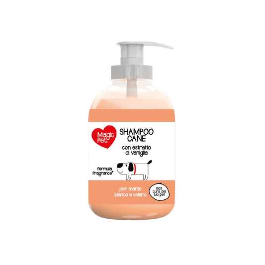 MAGIC PET SHAMPOO CANE 300ML MANTO BIANCO E CHIARO ESTRATTO DI VANIGLIA