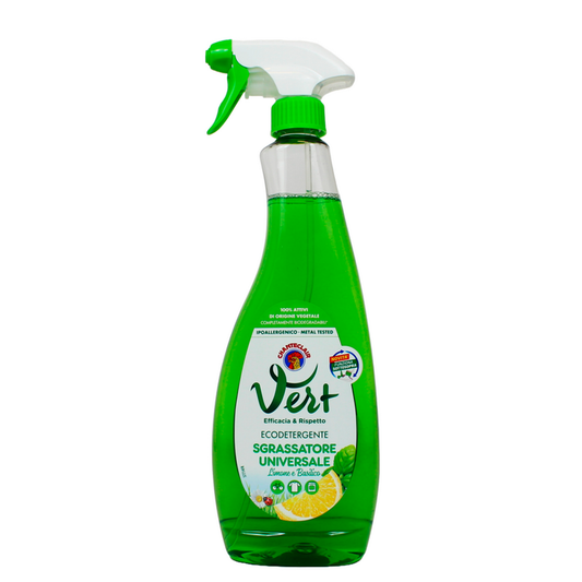 CHANTECLAIR VERT ECODETERGENTE SGRASSATORE UNIVERSALE SPRAY 500ML LIMONE E BASILICO