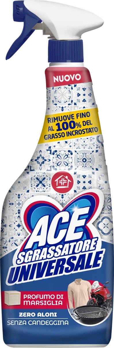 ACE SPRAY SGRASSATORE 600ML UNIVERSALE PROFUMO DI MARSIGLIA