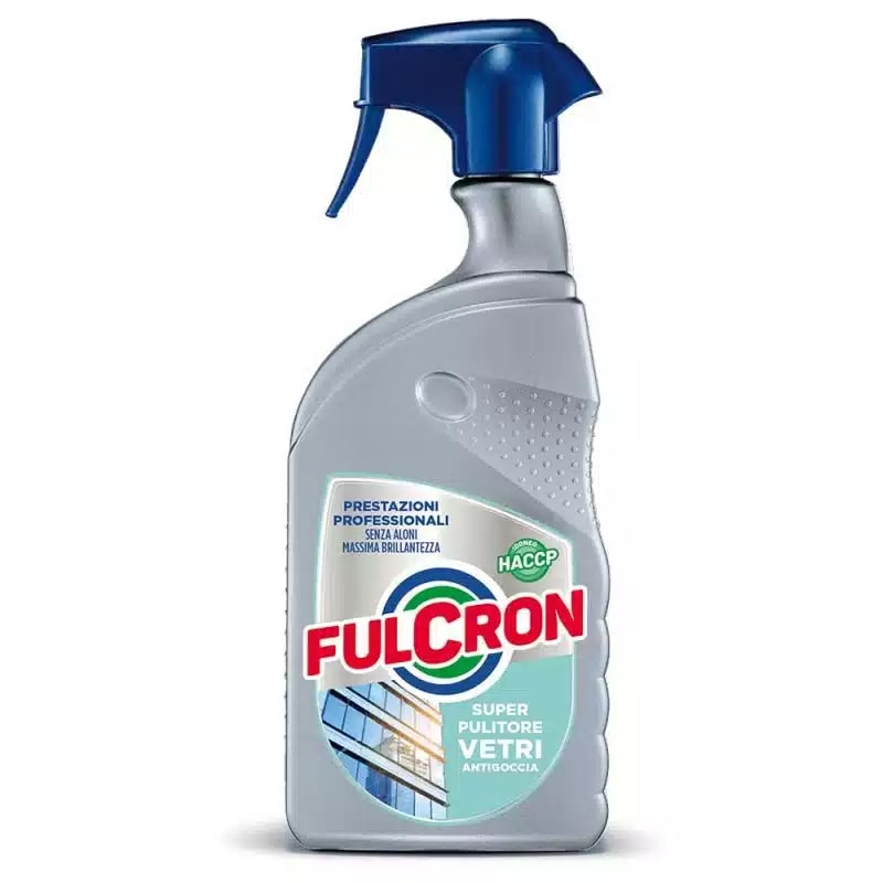 AREXONS FULCRON SPRAY 750ML SUPER PULITORE VETRI ANTIGOCCIA HACCP