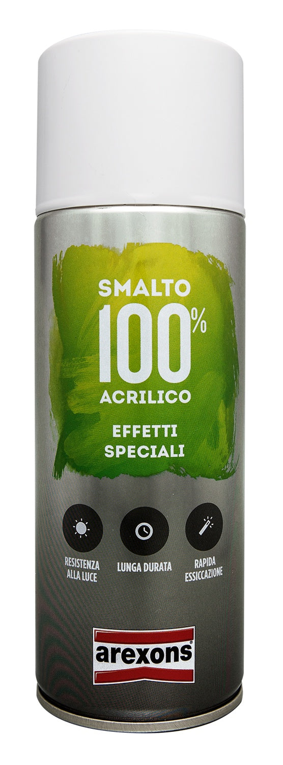 AREXONS SMALTO SPRAY 100% ACRILICO EFFETTI SPECIALI SPECCHIANTE EFFETTO CROMO 3438 400ML