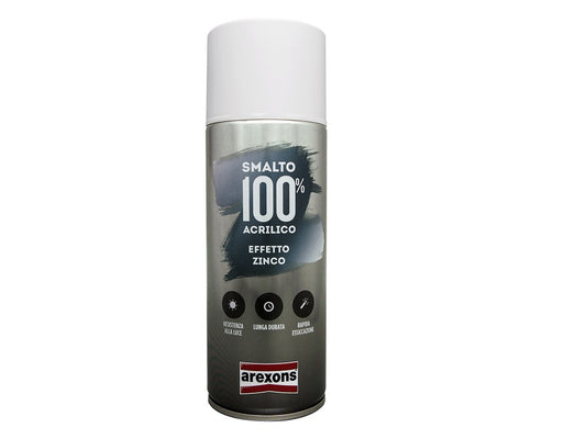 AREXONS SMALTO SPRAY 100% ACRILICO EFFETTO ZINCO 3674 400ML