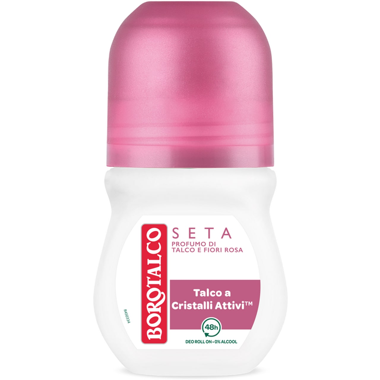 BOROTALCO DEO ROLL-ON 50ML SETA PROFUMO DI TALCO E FIORI DI ROSA