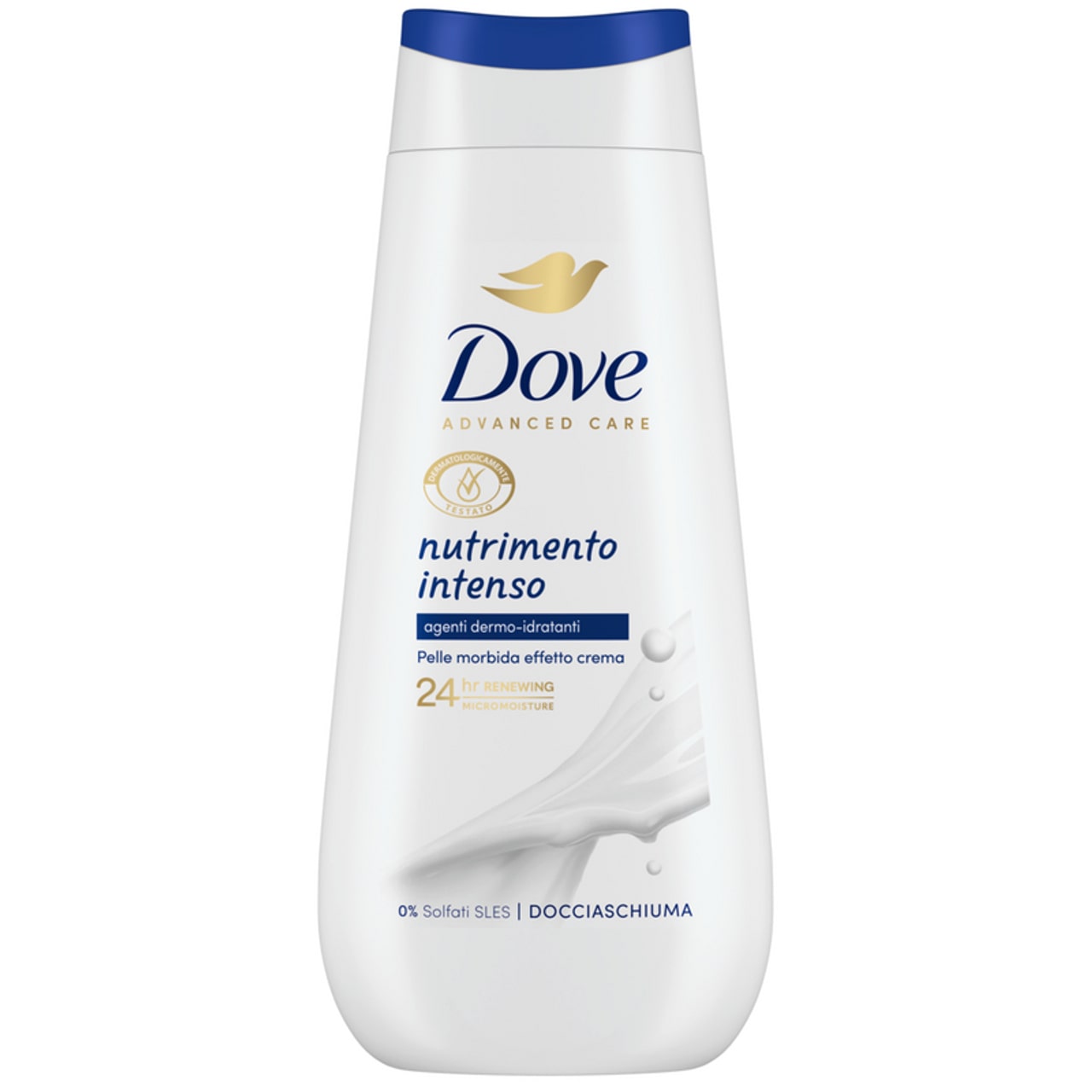 DOVE ADVANCED CARE DOCCIASCHIUMA 225ML NUTRIMENTO INTENSO AGENTI DERMO-IDRATANTI