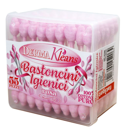 FATIGATI DERMA KLEANS BASTONCINI IGIENICI 55PZ ROSA