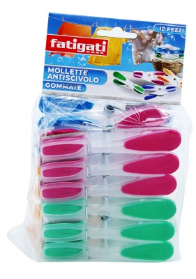 FATIGATI CASA MOLLETTE ANTISCIVOLO GOMMATE 12PZ