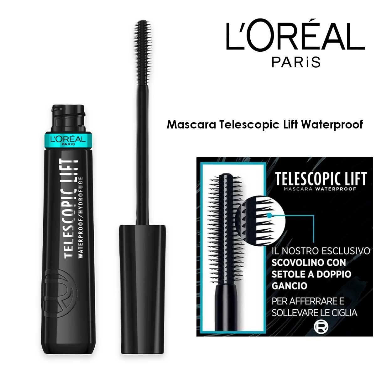 L'OREAL MASCARA TELESCOPIC LIFT WATERPROOF 9,9ML