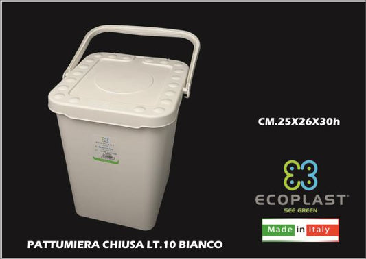 ECOPLAST ECOPLUS CHIUSA LT.10 BIANCO