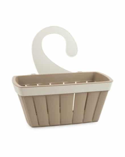 ECOPLAST DOGA CESTELLO APPENDIBILE BAGNO CAPPUCCINO CM. 27,5 x 13,3 x 26 h