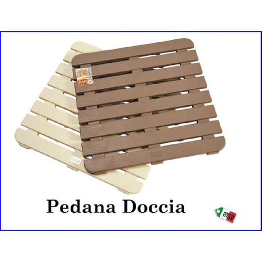 LEGA PEDANA DOCCIA CON 16 GOMMINI ANTISCIVOLO COLORI ASSORTITI