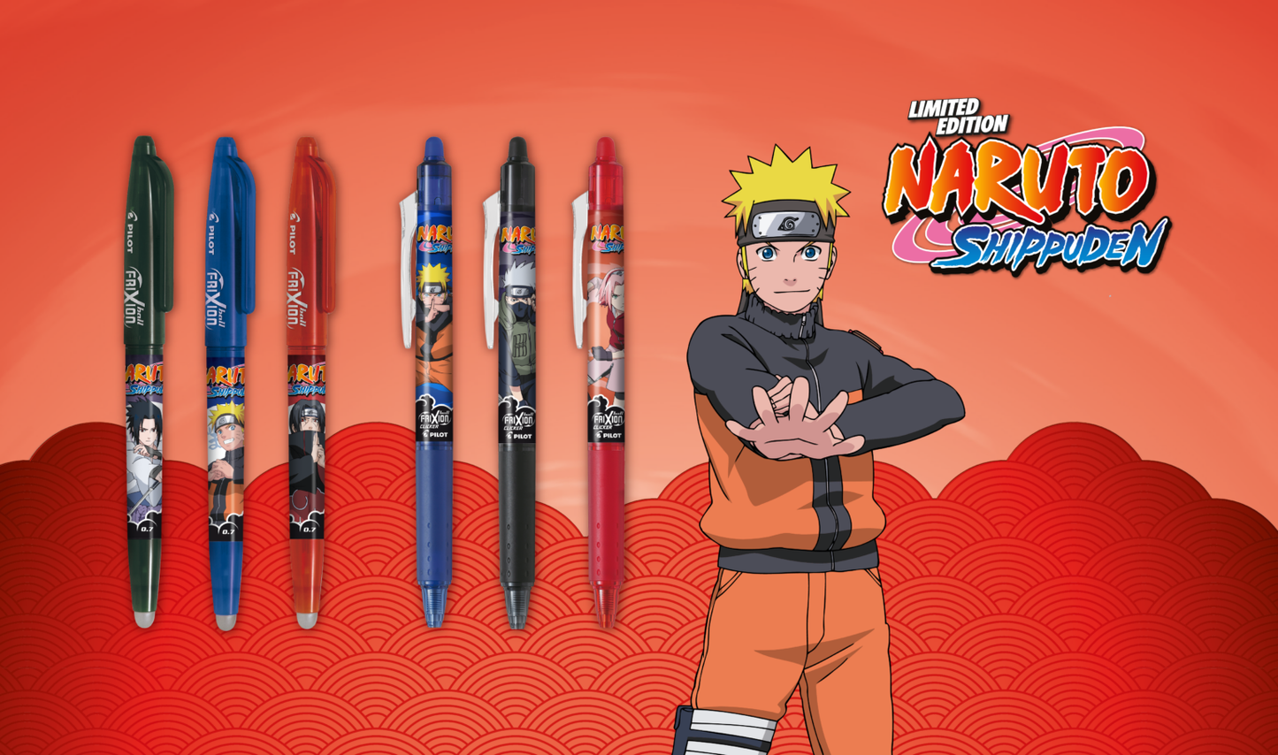 PILOT FRIXION CLICKER NARUTO NERO M 07