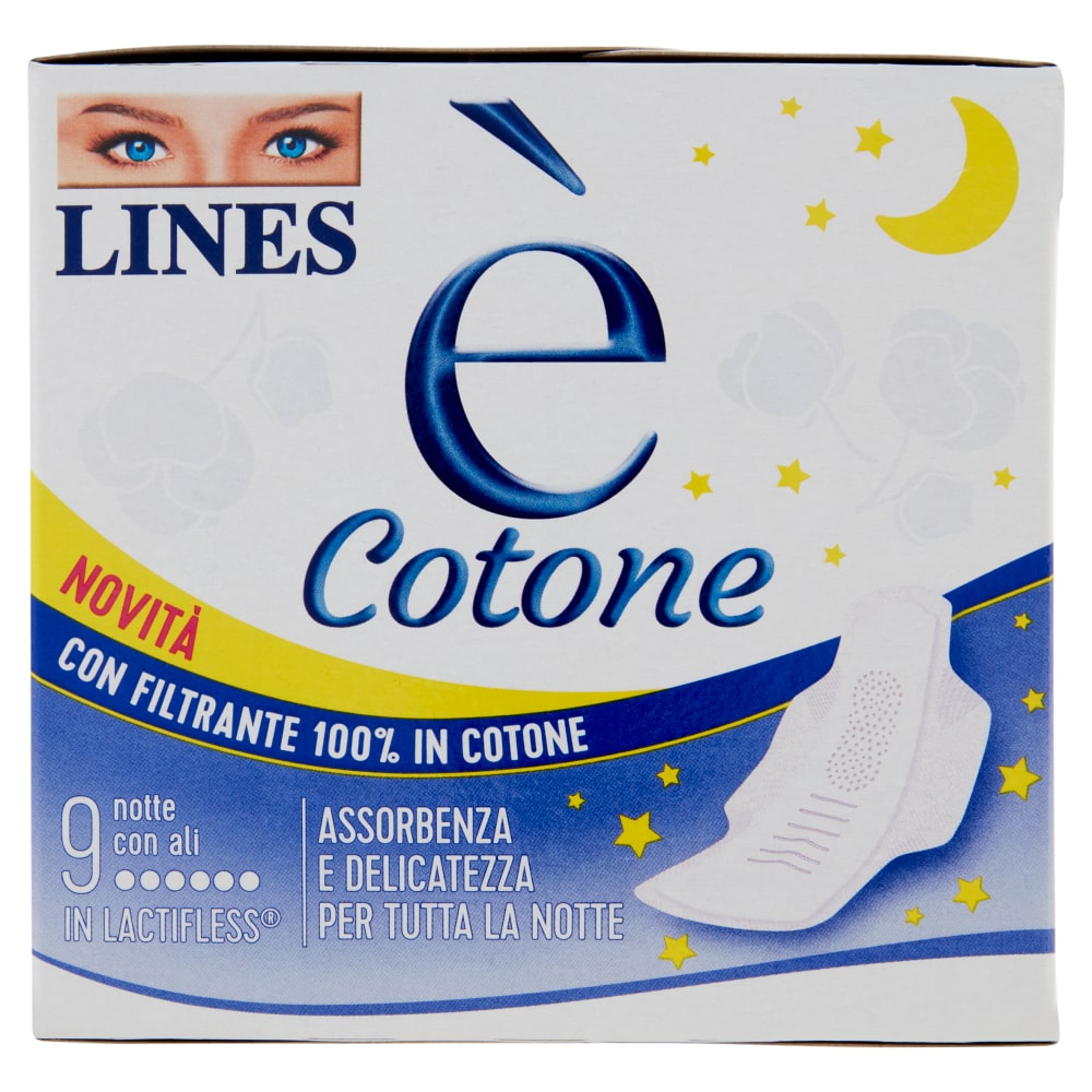 LINES è COTONE NOTTE CON ALI X9