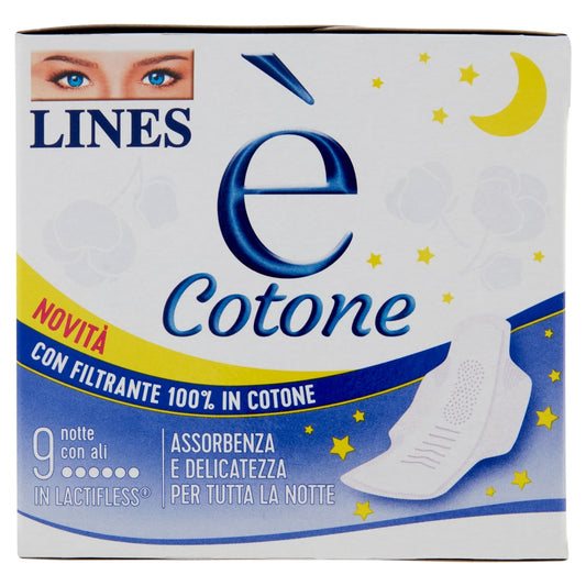 LINES è COTONE NOTTE CON ALI X9