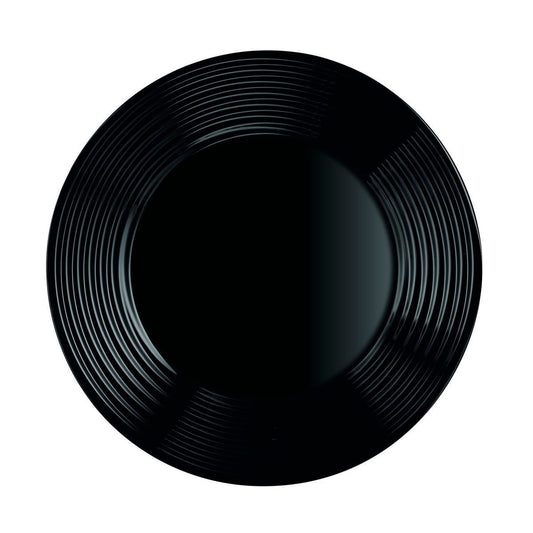 LUMINARC HARENA PIATTO FRUTTA CM.19 NERO 6PZ