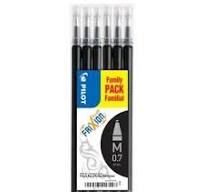 PILOT FRIXION BALL REFILL 0,7 6PZ NERO