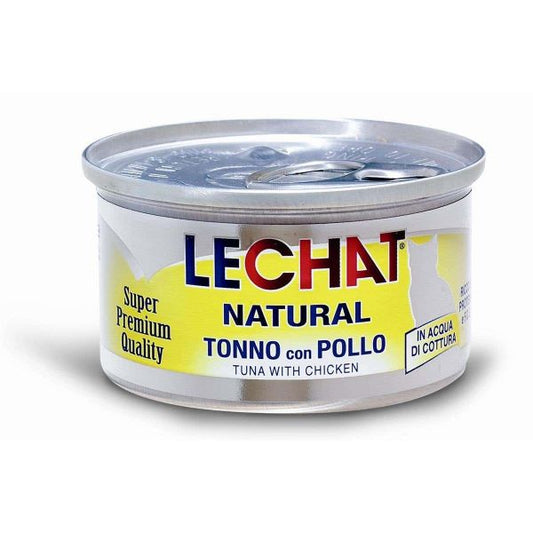 LECHAT NATURAL 80G TONNO CON POLLO