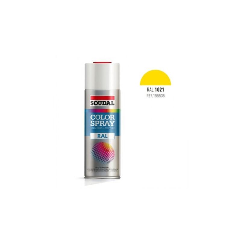 SOUDAL COLOR SPRAY GIALLO CADMIO RAL 1021 400ML