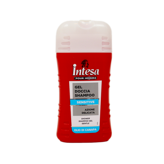 INTESA POUR HOMME GEL DOCCIA SHAMPOO 250ML SENSITIVE OLIO DI CANAPA