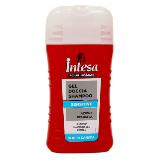 INTESA POUR HOMME GEL DOCCIA SHAMPOO 250ML SENSITIVE OLIO DI CANAPA