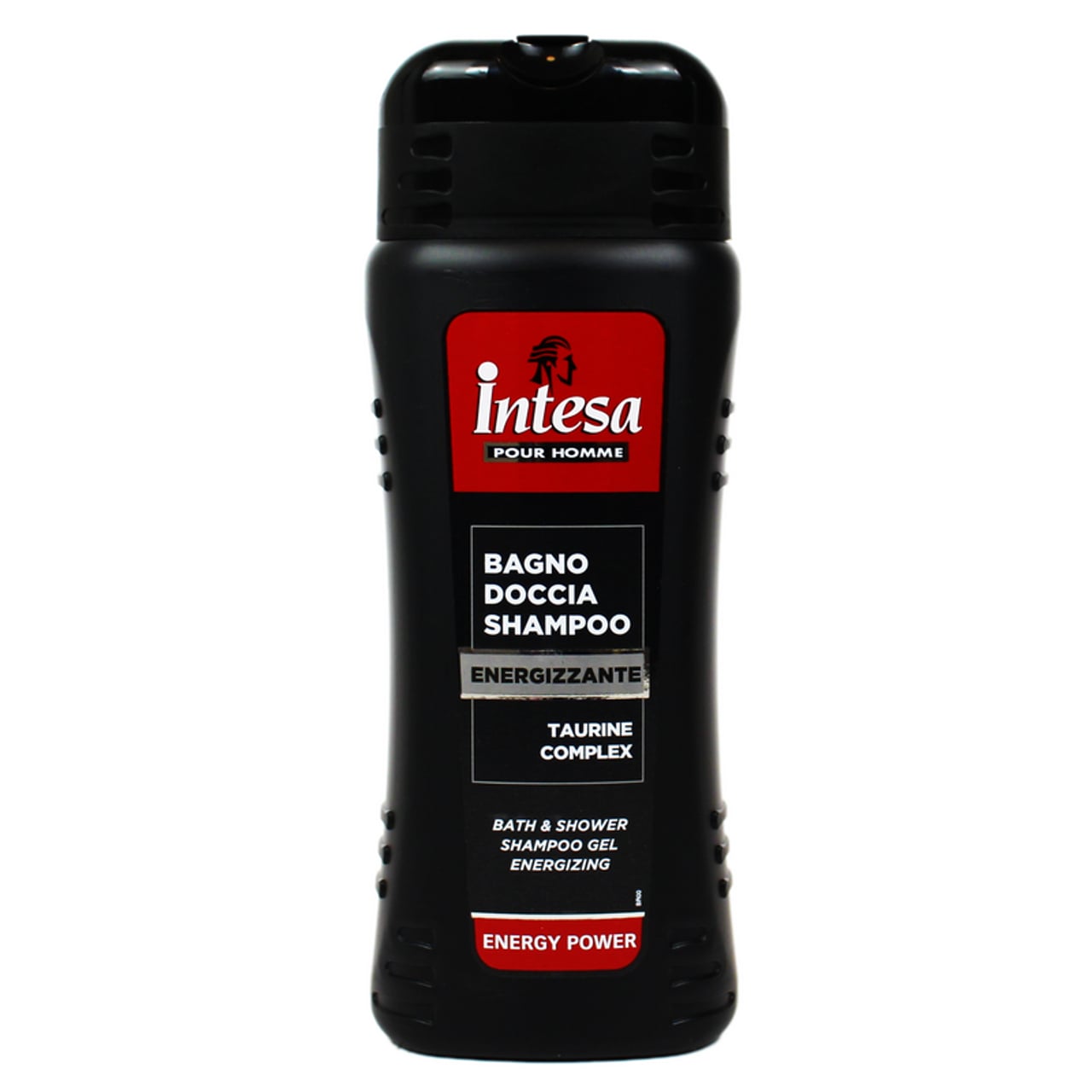 INTESA POUR HOMME BAGNO DOCCIA SHAMPOO 500ML ENERGIZZANTE TAURINE COMPLEX ENERGY POWER