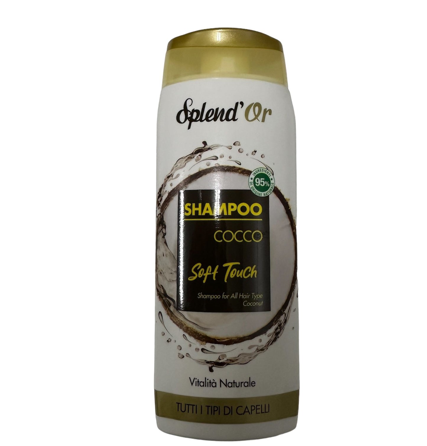 SPLEND'OR SHAMPOO 300ML COCCO SOFT TOUCH VITALITA' NATURALE TUTTI I TIPI DI CAPELLI