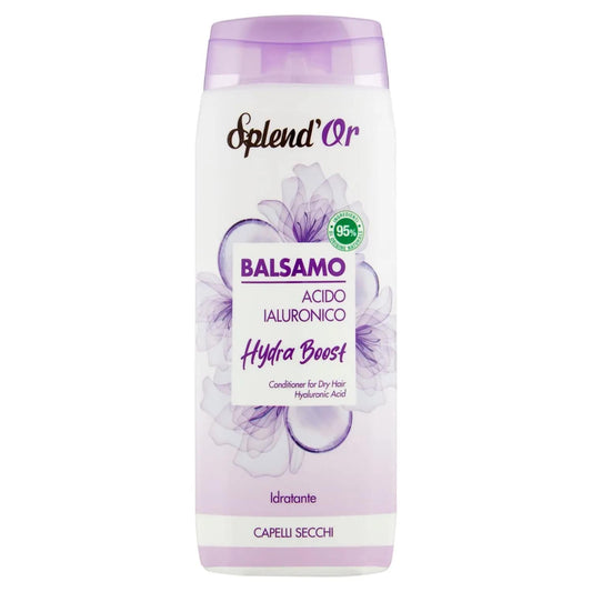 SPLEND'OR BALSAMO 300ML ACIDO IALURONICO HYDRA BOOST IDRATANTE CAPELLI SECCHI