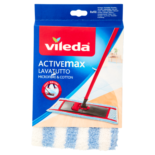 VILEDA ACTIVEMAX LAVATUTTO RICAMBIO MICROFIBRE & COTTON