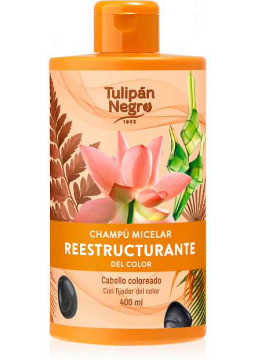 TULIPAN NEGRO SHAMPOO 400ML MICELLARE RISTRUTTURANTE DEL COLORE CAPELLI COLORATI