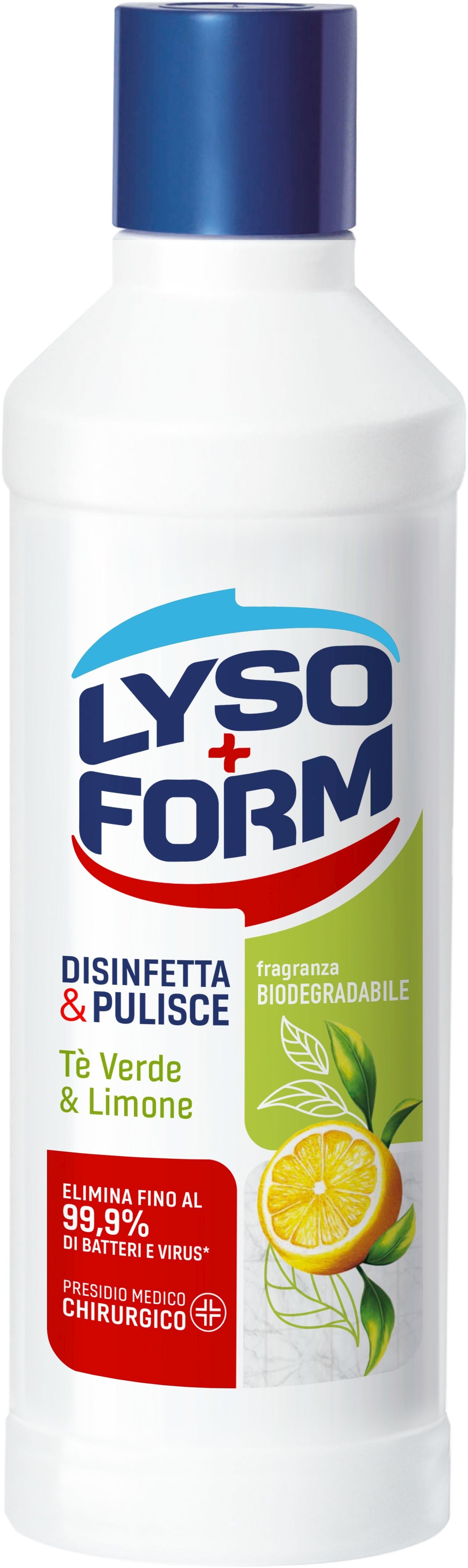 LYSOFORM DISINFETTA & PULISCE 1100ML TE' VERDE & LIMONE