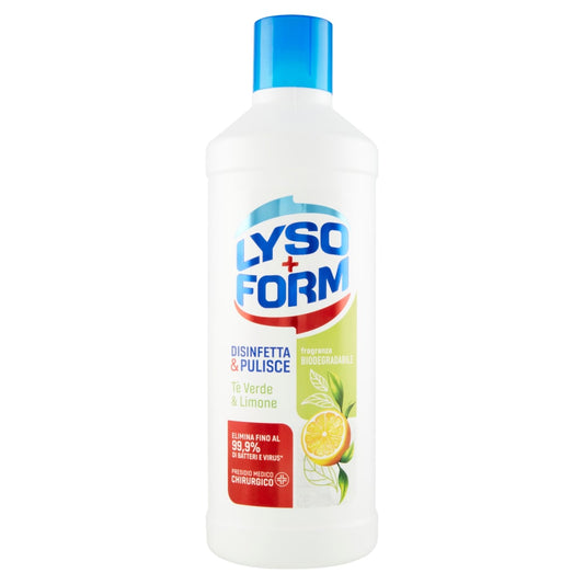 LYSOFORM DISINFETTA & PULISCE 1100ML TE' VERDE & LIMONE