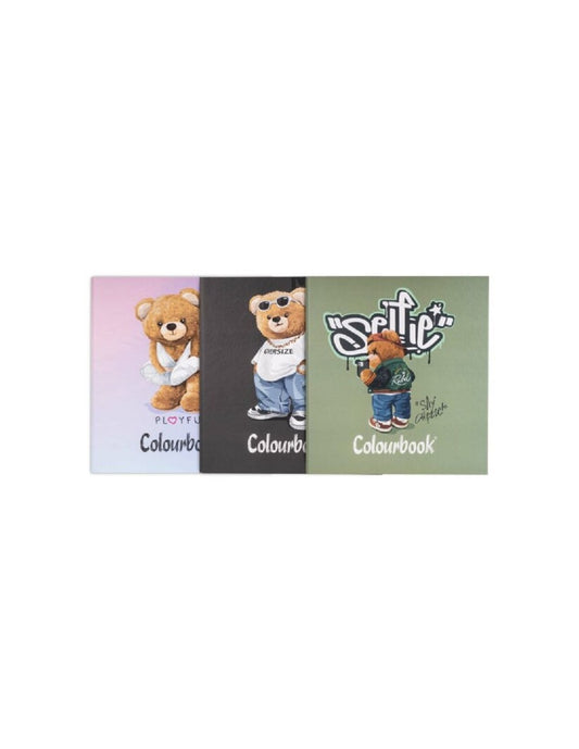 COLOURBOOK FUNNY AND BEARS CARTELLA 4 ANELLI ASSORTITA