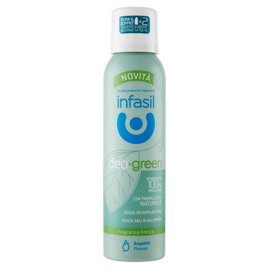 INFASIL DEO SPRAY 125ML GREEN FRAGRANZA FRESCA