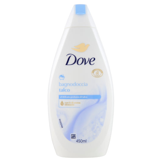 DOVE BAGNODOCCIA 450ML TALCO AL DELICATO PROFUMO DI TALCO