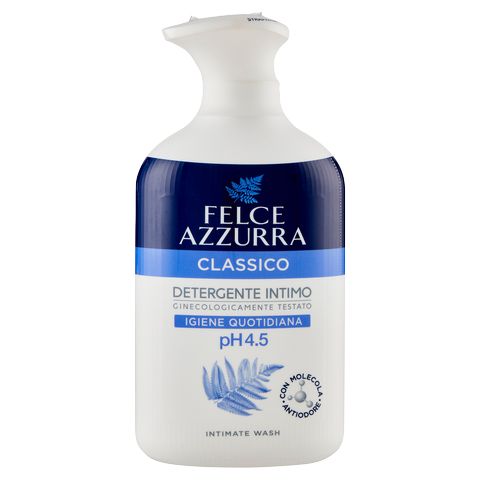 FELCE AZZURRA DETERGENTE INTIMO 250ML CLASSICO IGIENE QUOTIDIANA PH 4.5