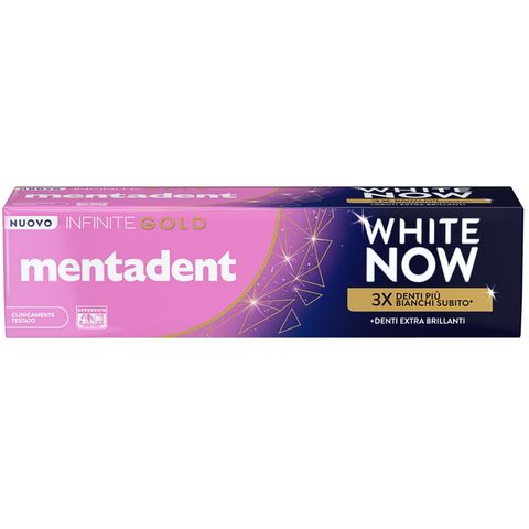 MENTADENT DENTIFRICIO 75ML WHITE NOW INFINITE GOLD