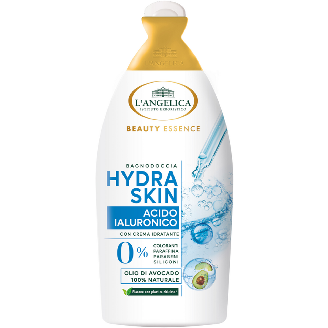 L'ANGELICA BEAUTY ESSENCE BAGNODOCCIA 520ML HYDRA SKIN ACIDO IALURONICO