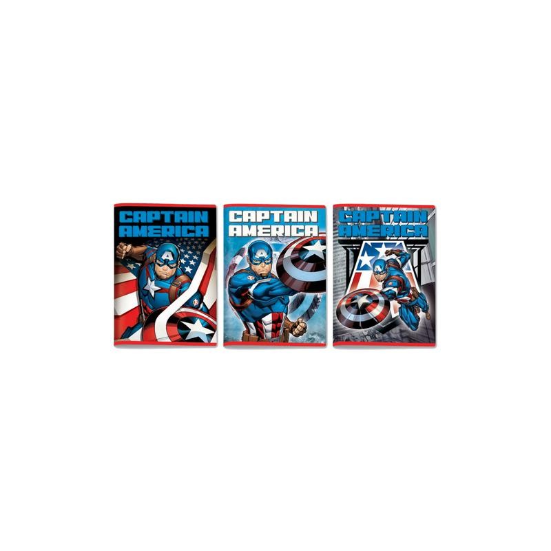 SEVEN MAXI+ QUADERNO MARVEL CAPTAIN AMERICA RIGO A 80FG 80GR