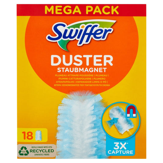 SWIFFER DUSTER STAUBMAGNET PIUMINI CATTURAPOLVERE X18 MEGA PACK