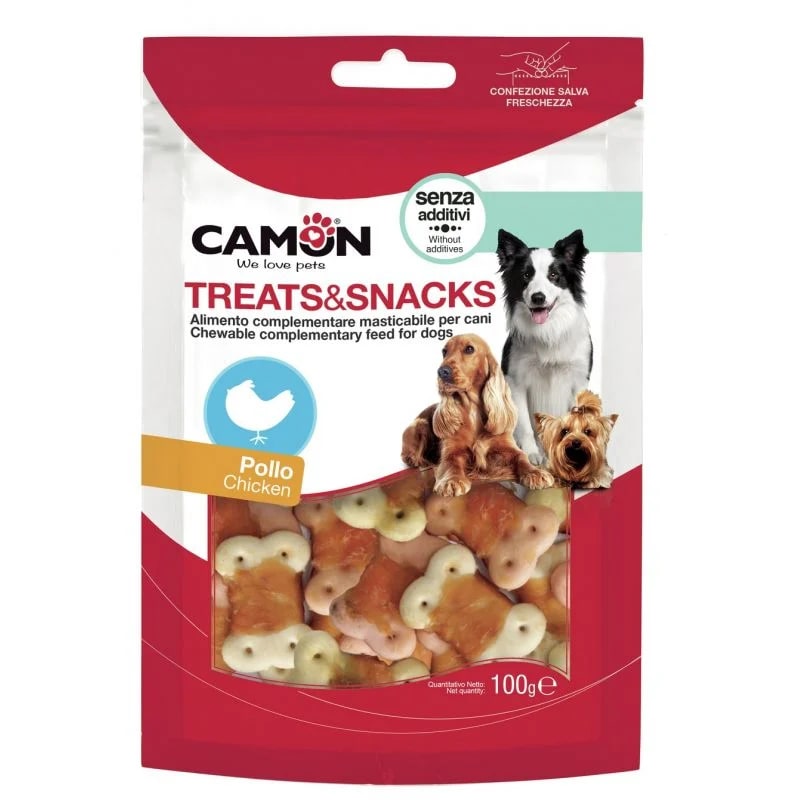 CAMON TREATS & SNACK BISCOTTI ARROTOLATI CON POLLO 100G