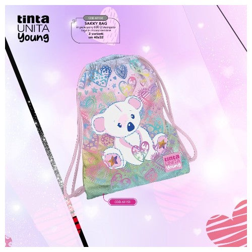 TINTA UNITA YOUNG GLAMOUR SAKKI BAG ROSA CM.39X23X44 ART.61151