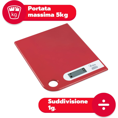 ARDES RAL BILANCIA DA CUCINA DIGITALE 5KG