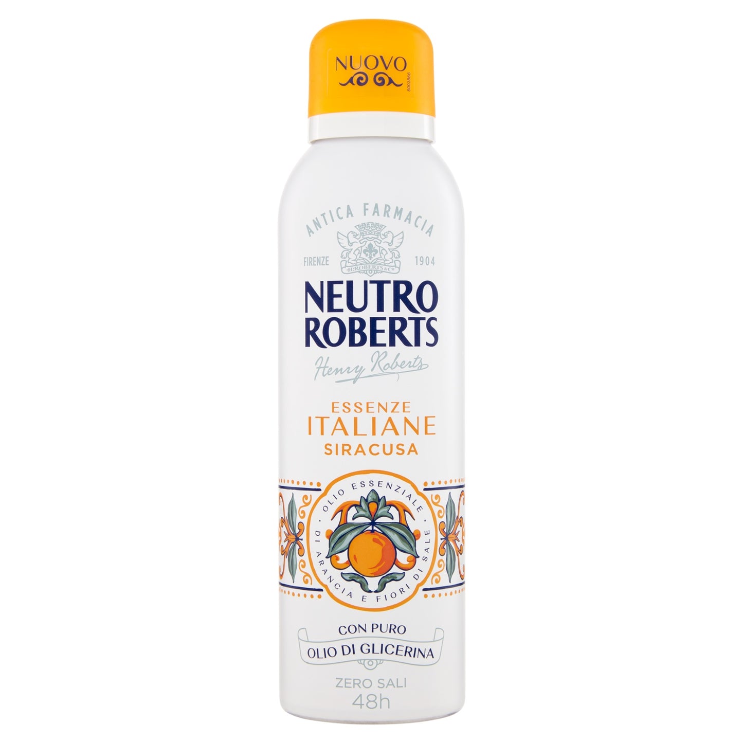 NEUTRO ROBERTS DEO SPRAY 200ML ESSENZE ITALIANE SIRACUSA OLIO ESSENZIALE DI ARANCIA E FIORI DI SALE CON OLIO DI GLICERINA