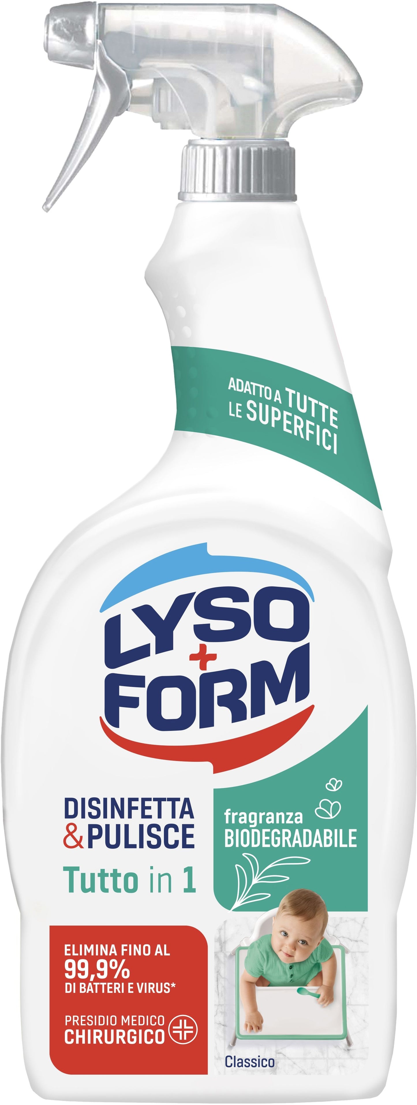 LYSOFORM DISINFETTA & PULISCE TUTTO IN 1 SPRAY 700ML CLASSICO
