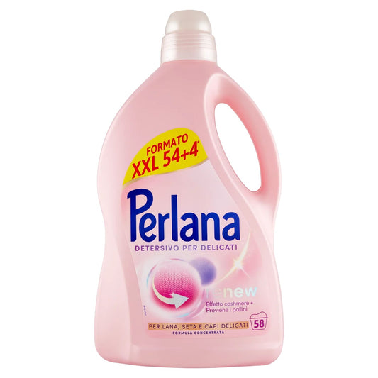 PERLANA LIQUIDO 2,9LT 54+4LAV. RENEW LANA,SETA E CAPI DELICATI ROSA