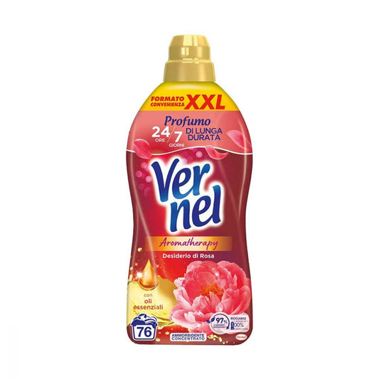 VERNEL AMMORBIDENTE CONCENTRATO XXL 1,9L 76LAV. AROMATHERAPY DESIDERIO DI ROSA