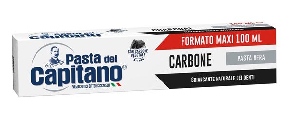 PASTA DEL CAPITANO DENTIFRICIO 100ML CARBONE