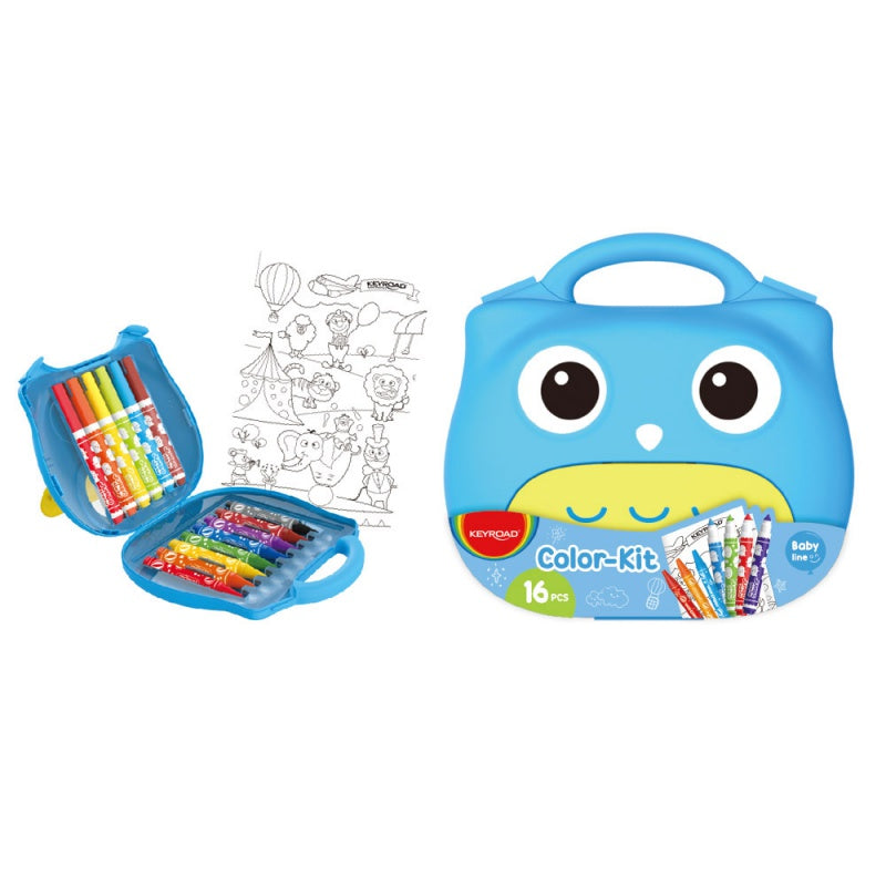 CWR KEYROAD BABY LINE COLOR KIT SET PRIMA INFANZIA 16PZ